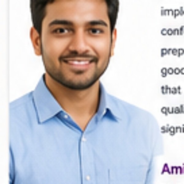 AI-generated illustrative portrait of Amit Kumar
